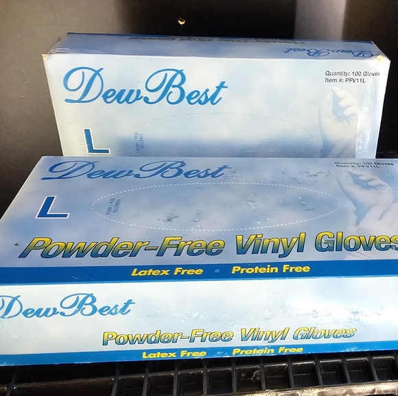 200 Gloves 2 Boxes (Large) Disposable - Picture 3 of 4